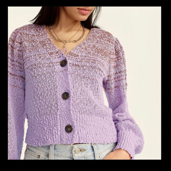 J Crew Reversible Space Dyed Cardigan NWT - Picture 9 of 10